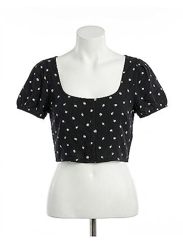 RVCA Nova Crop Top in Peach Whip (view 1)