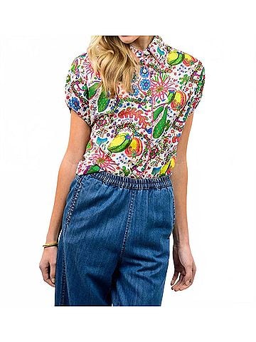 Ivy Jane Veggie Top in White (view 2)