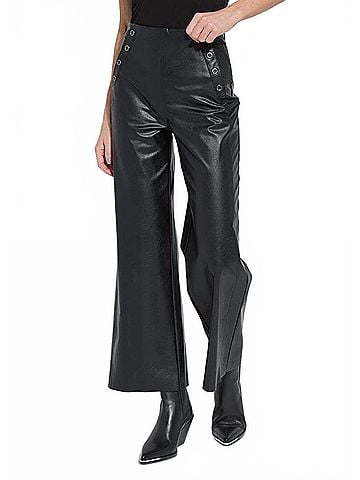 Lyssé Grommet Pocket Vegan Pant in Black (view 2)