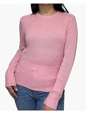 White + Warren Laurel Cinched Waist Sweater in Tea Rose (view 2)