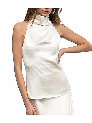 Greylin Addison Sleeveless Top in Pearl (view 2)
