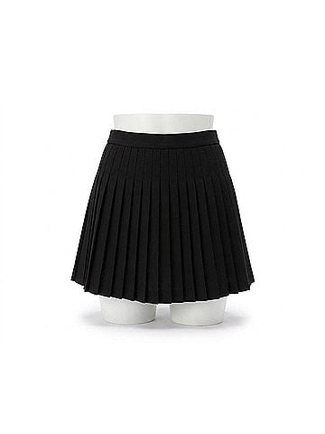Lacoste Ultra Dry Lined Tennis Skirt in Black (view 1)