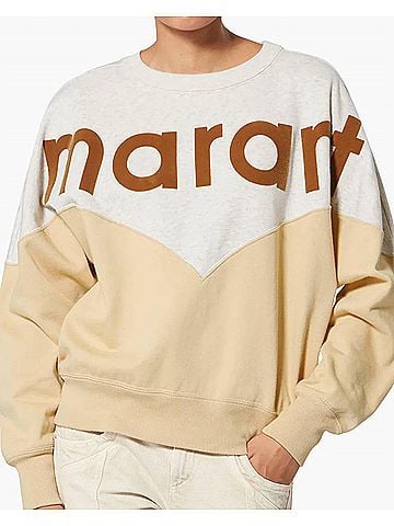 Isabel Marant Houston Sweatshirt in Light Ochre (view 2)
