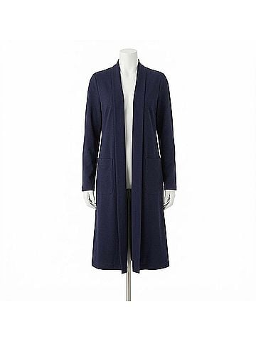 Ripley Rader Ponte Knit Smoking Jacket in Navy (view 1)
