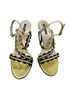 Claudia Ciuti Black Gold Heels Size 9 1/2 - photo 2