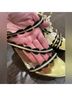 Claudia Ciuti Black Gold Heels Size 9 1/2 - photo 5