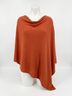 Kerisma Solid Orange Eden Poncho in Rust One size - photo 1