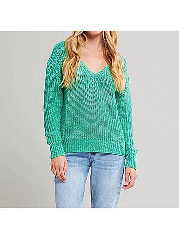 John & Jenn Elliot Sweater in Green (view 2)