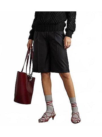 Jil Sander Women's Chunky Lace Knit Sweater in Black (view 2)