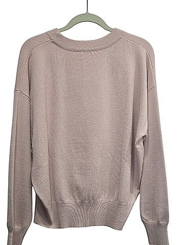Le Lis Lelis Soft Pink Dog Graphic Sweatshirt Pullover Sweater (view 2)