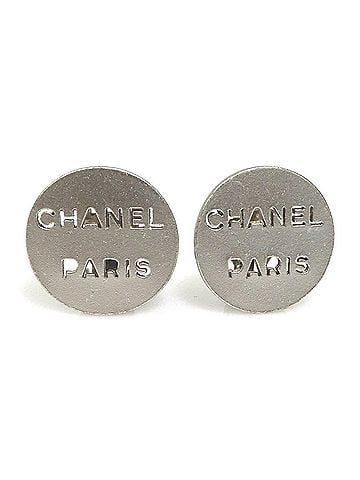 Chanel Chanel CHANEL Earrings Metal Silver Women's h32565a (view 1)
