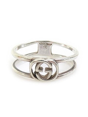Gucci Gucci ring, sterling silver (925), silver, men's/women's, model number h32563a (view 1)