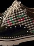 Betsey Johnson Graphic Red Black Flats Size 7 1/2 - photo 3