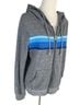 Aviator Nation Solid Stripes Gray Blue Jacket Size S - photo 6