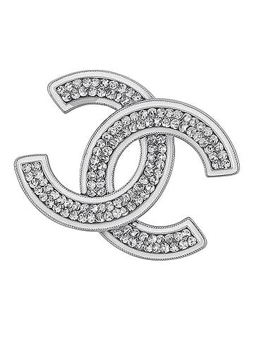 Chanel Chanel Brooch, Coco Mark, Metal Rhinestone, Enamel, A25 C CHANEL Women's (view 1)
