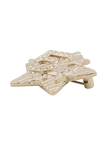Chanel Chanel Brooch Coco Mark No. 5 Star Metal Rhinestone L25 B CHANEL Women's (view 2)