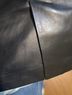 Adrienne Vittadini 100% Leather Solid Black Skort Size 6 - photo 3