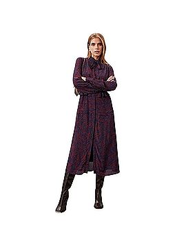 Jason Wu Floral Midi Shirt Dress Casual Dress (view 1)