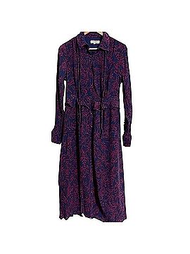 Jason Wu Floral Midi Shirt Dress Casual Dress (view 2)
