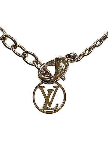 Louis Vuitton Louis Vuitton Logo Mania Necklace, Accessory, Total Weight 6.6g, 43cm, Metal, M68074 (view 2)