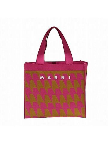 MARNI Marni Jacquard Medium Canvas Tote Bag (Polyester) (view 2)