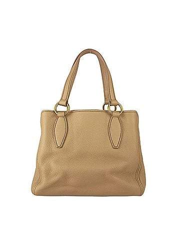 Miu Miu Miu Miu Miu handbag, beige leather, women's. (view 2)