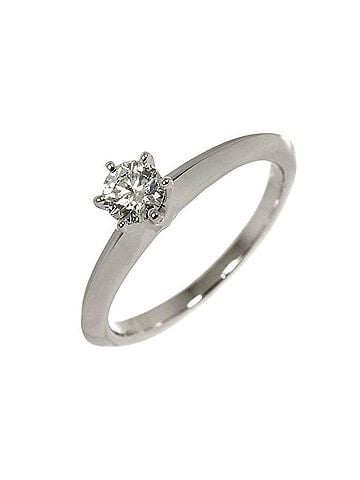 Tiffany & Co. Tiffany &amp; Co. Solitaire Diamond Ring, 0.23ct G VS1 3EX, Platinum. (view 1)