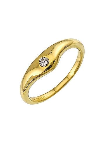 Tiffany & Co. Tiffany &amp; Co. Diamond Ring, 1P Diamond, 18K Yellow Gold (750) (view 1)