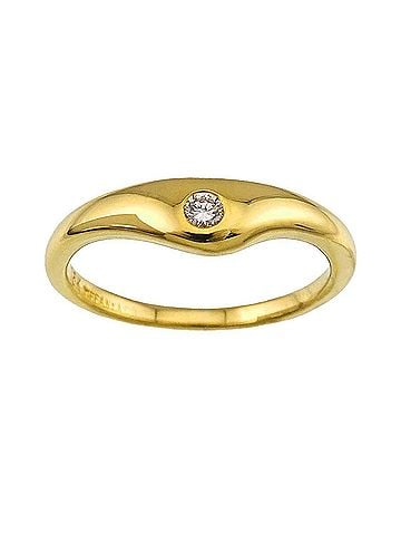 Tiffany & Co. Tiffany &amp; Co. Diamond Ring, 1P Diamond, 18K Yellow Gold (750) (view 2)