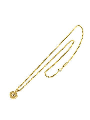 Chopard Chopard Happy Diamonds Heart Necklace, 42cm, 18K Yellow Gold (750) (view 2)