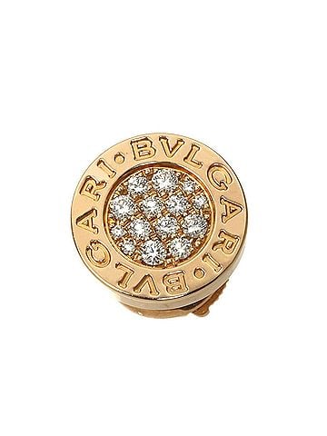 Bvlgari BVLGARI Bulgari Diamond Earring, 18K PG Pink Gold 750, Single Earring (Pierced) (view 1)