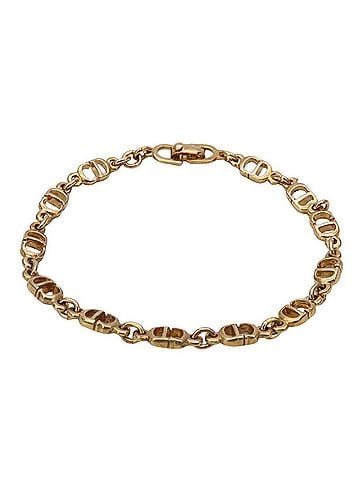 Christian Dior Christian Dior Bracelet, Metal, Gold, CD Logo, Plated, Women's (view 2)