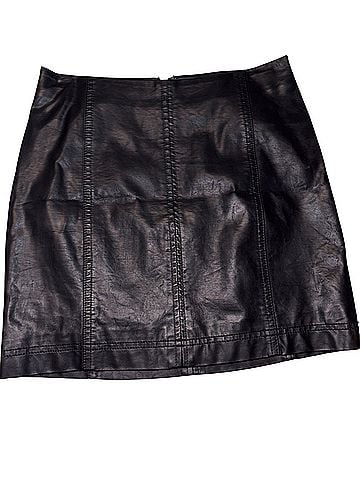 Free People Leather Skirt (view 1)