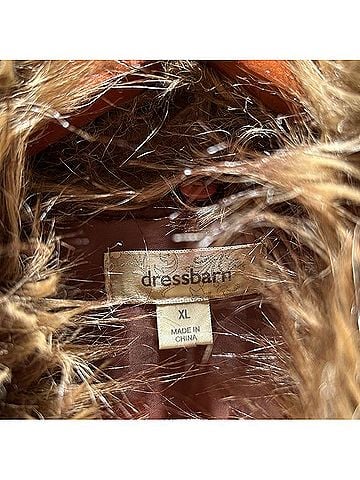 DressBarn Faux Leather Vest With Faux Fur Collar Vest (view 2)