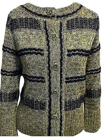 St. John Couture rhinestone button down Cardigan (view 1)