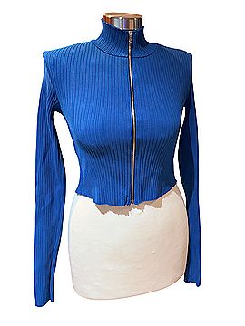 Cotton Citizen Ibiza Cropped Long Sleeve Top (view 1)