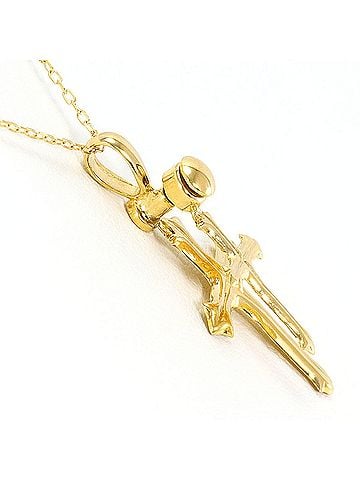 Unbranded 18K (18-karat) Yellow Gold Necklace, Total Weight 1.7g, 45cm, Jewelry (view 2)
