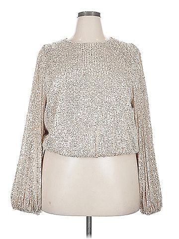 Flat White Flat White Long Sleeve Blouse (view 1)