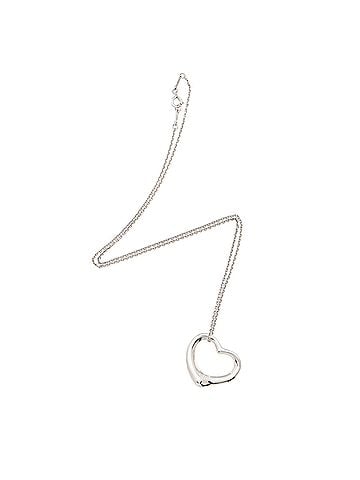 Tiffany & Co. Tiffany &amp; Co. Elsa Peretti Sterling Silver Open Heart 27mm Large Necklace (view 1)