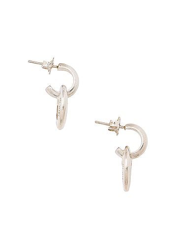 Tiffany & Co. Tiffany &amp; Co Sterling Silver Heart Cut Out Drop Earrings (view 2)