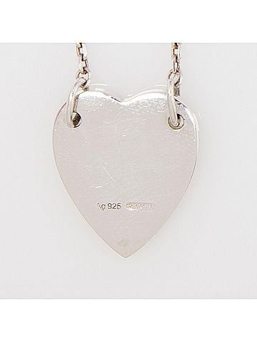 Gucci Gucci Sterling Silver Trademark Heart Tag Bracelet (view 2)