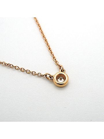 Tiffany & Co. Tiffany &amp; Co. By the Yard Necklace, 1PD (18K Pink Gold) Diamond, Women's (view 2)