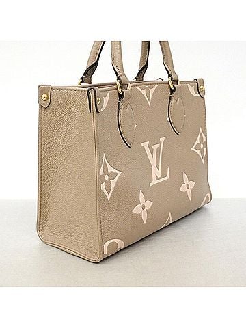 Louis Vuitton Louis Vuitton Monogram Empreinte Bicolor OnTheGo PM Handbag M45779 Tourtrell Crème 2-way bag for women (view 2)