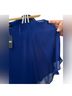 MSK Solid Blue Blouse Size M - photo 3