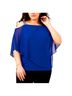 MSK Solid Blue Blouse Size M - photo 1
