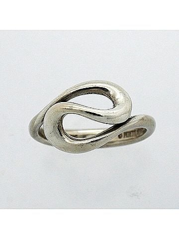 Tiffany & Co. Tiffany &amp; Co. Wave Ring, Sterling Silver 925, Women's (view 2)