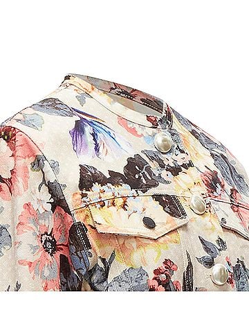 Louis Vuitton Louis Vuitton Flower Pearl Button Jacket (view 2)