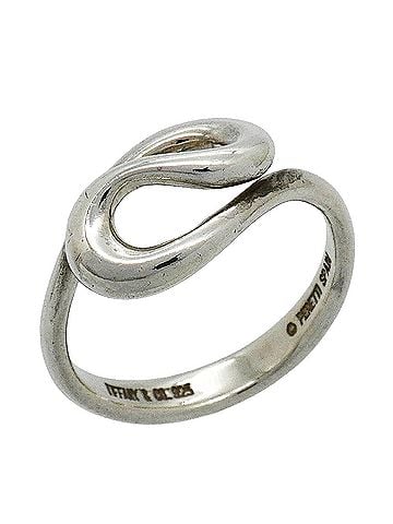 Tiffany & Co. Tiffany &amp; Co. Wave Ring, Sterling Silver 925 (Women's) (view 1)