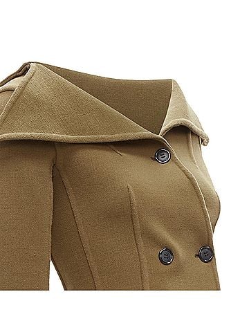 Céline Celine 2014 Runway Brown Wool Foldover Jacket (view 2)