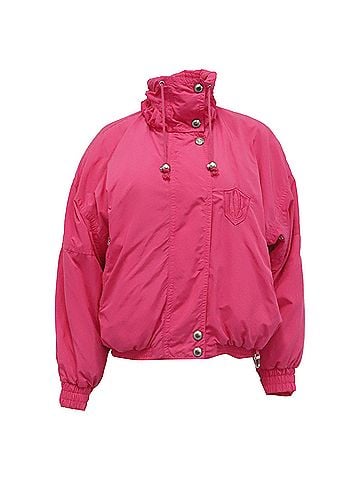 Bogner Bogner Logo-Embroidered Down Jacket in Pink Polyester (view 1)
